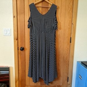 Lane Bryant striped dress